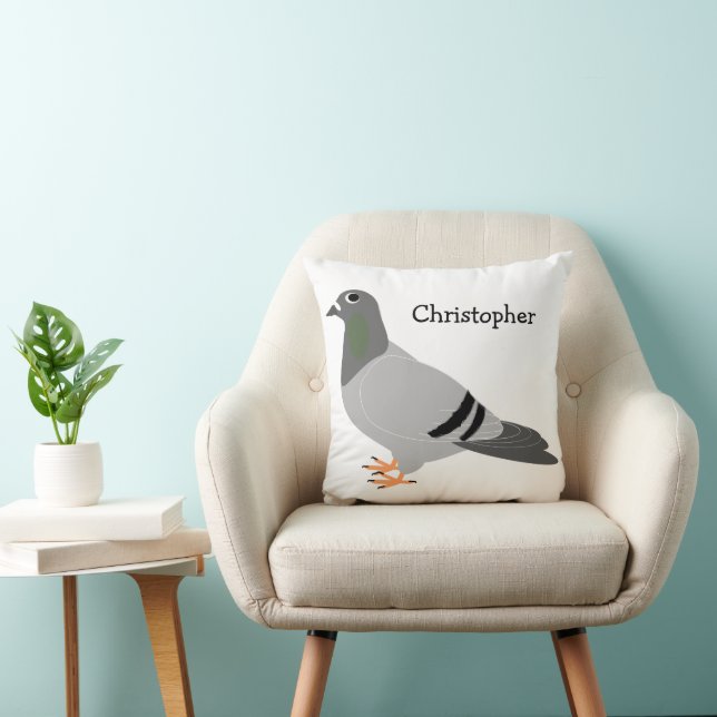 Pigeon Design Personalised Cushion (Chair)