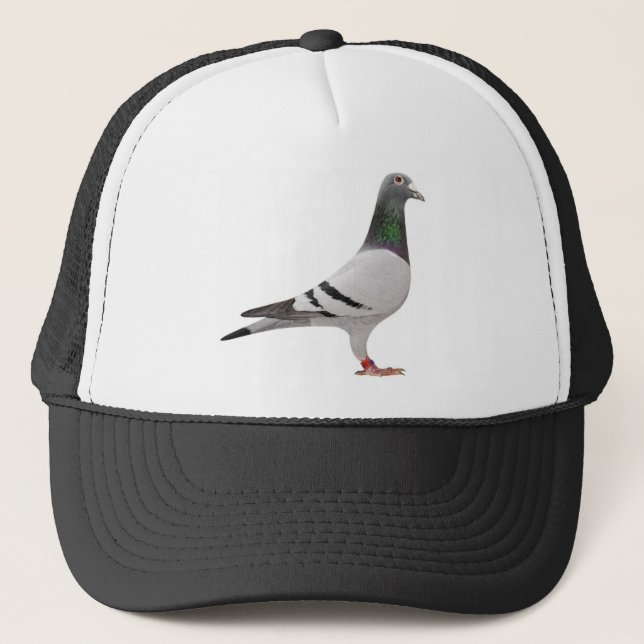 pigeon design trucker hat (Front)