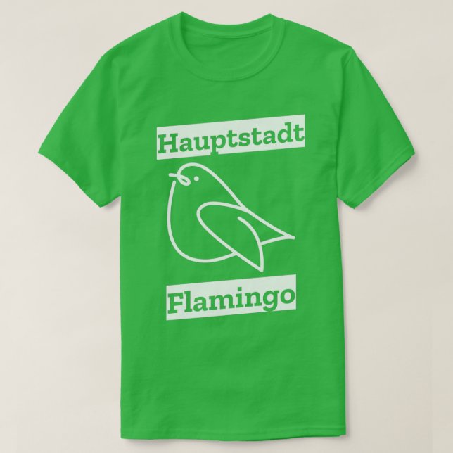 Pigeon doves capital flamingo 1 T-Shirt (Design Front)