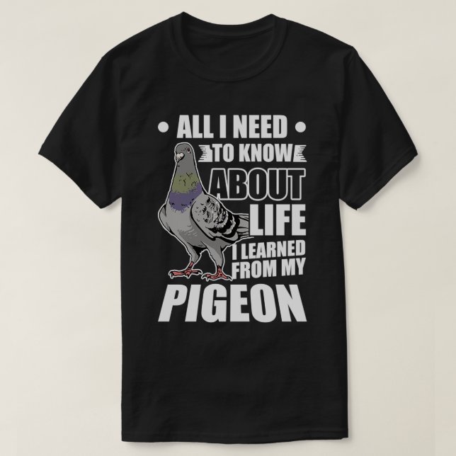 Pigeon Fancier Gift Carrier 3 T-Shirt (Design Front)
