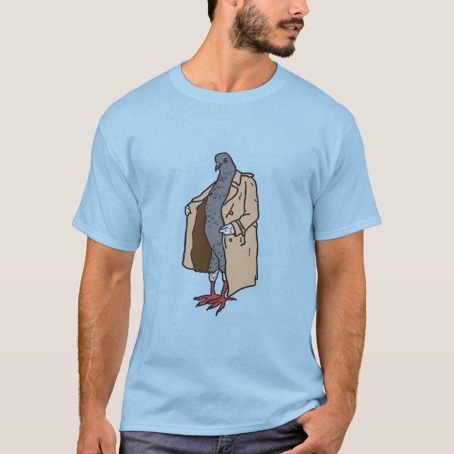 Pigeon Flasher T-Shirt (Front)