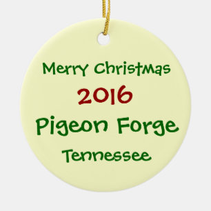 PIGEON FORGE TENNESSEE HOLIDAY CHRISTMAS ORNAMENT