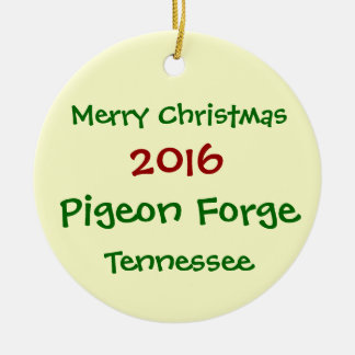 PIGEON FORGE TENNESSEE HOLIDAY CHRISTMAS ORNAMENT
