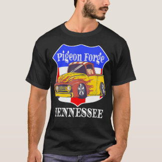 Pigeon Forge Tennessee Hot Rod Run Car Show In T-Shirt