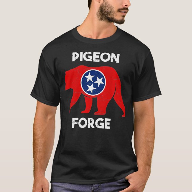 Pigeon Forge Tennessee Smoky Mountains T-Shirt (Front)
