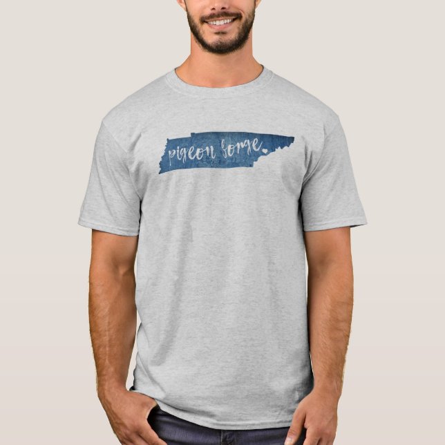 Pigeon Forge Tennessee Wood Grain T-Shirt (Front)