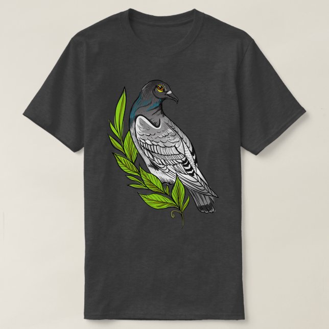 Pigeon I bird carrier pigeon motif for pigeon fanc T-Shirt (Design Front)