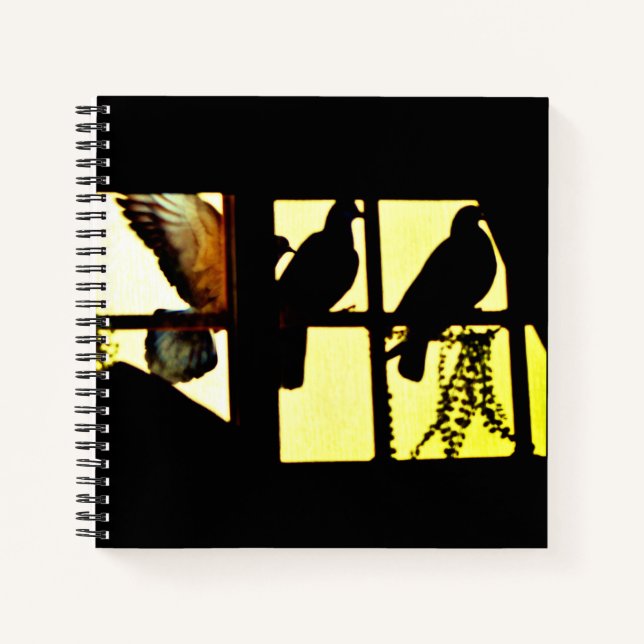 Pigeon in Flight Notebook (Front)