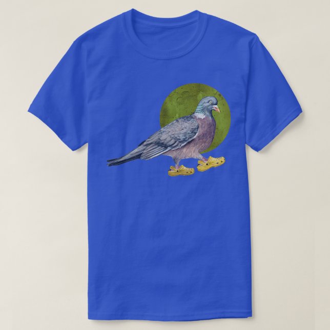 Pigeon In Shoes in yellow T-Shirt (Design Front)