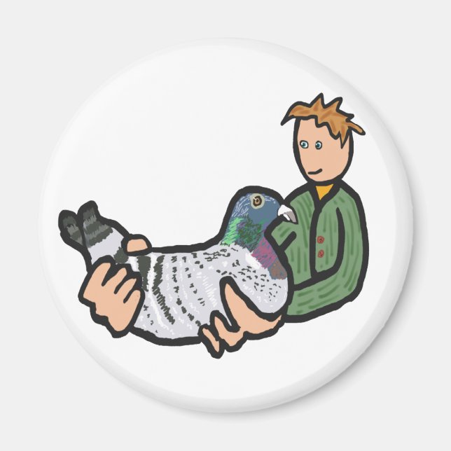 Pigeon Keeping Magnet (Front)