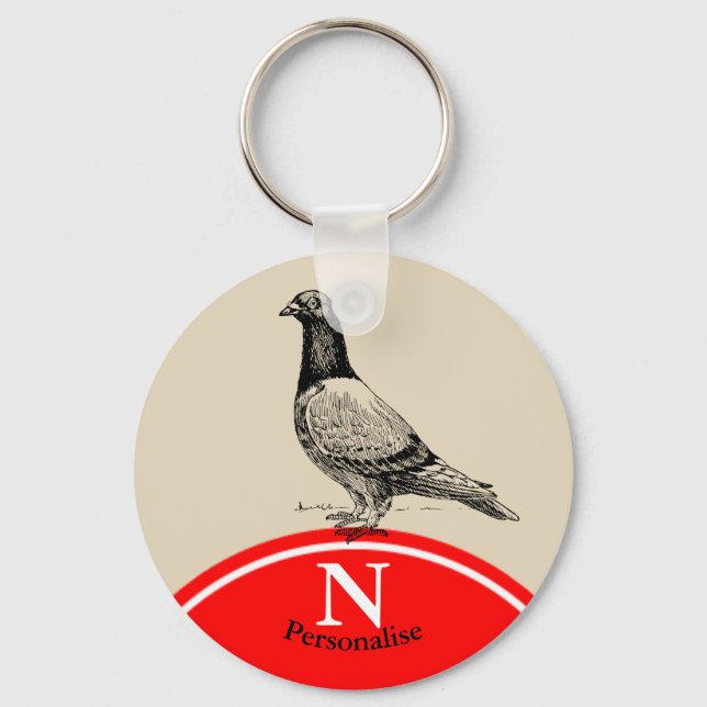 Pigeon Key Ring (Front)