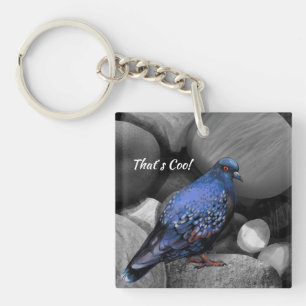 pigeon key ring
