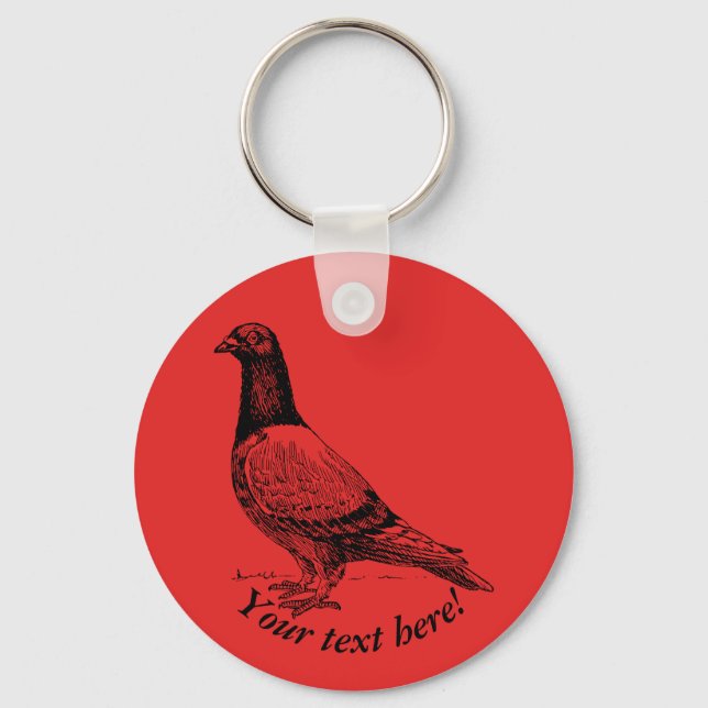 Pigeon Key Ring (Front)