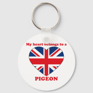Pigeon Key Ring