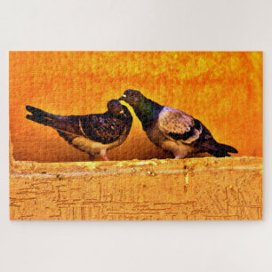 Pigeon Love Jigsaw Puzzle