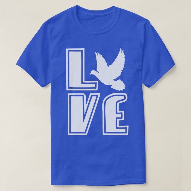 Pigeon Love Pigeons Doves Bird Breeding Animal 2 T-Shirt (Design Front)