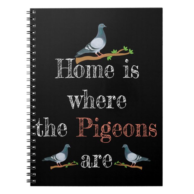 Pigeon Lover Pigeon Racing Gift Pigeon Breeding Notebook (Front)