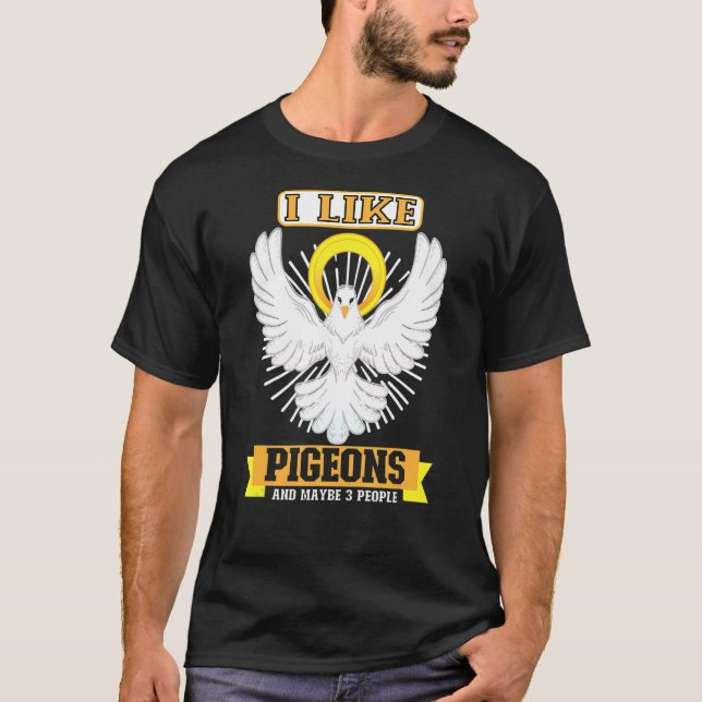 Pigeon Pigeon Racing Pigeon Racer Pigeon Keeper T-Shirt (Front)
