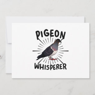 Pigeon - Pigeon Whisperer  Holiday Card