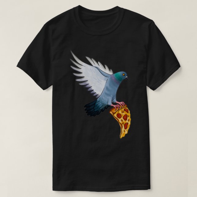 Pigeon Pizza T-Shirt (Design Front)