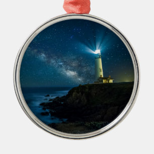 Pigeon Point Light Station California Metal Ornament