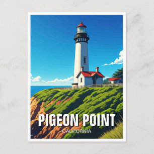 Pigeon Point Lighthouse California Postcard