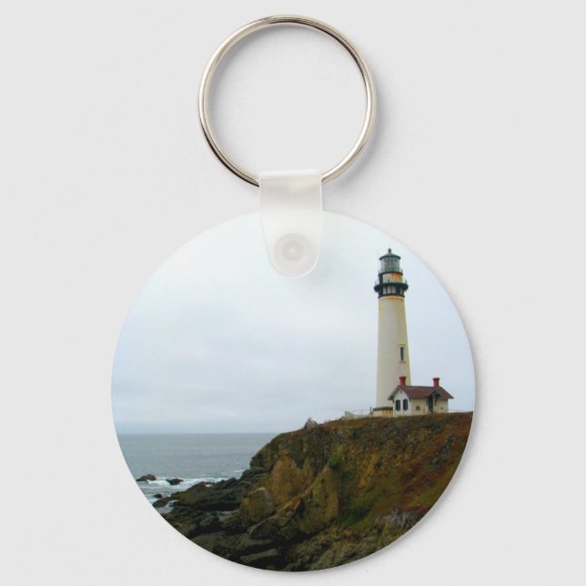 Pigeon Point Lighthouse Key Ring (Front)