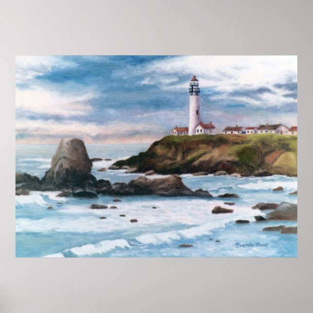 Pigeon Point Lighthouse Poster (Front)