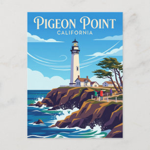 Pigeon Point Lighthouse USA Postcard