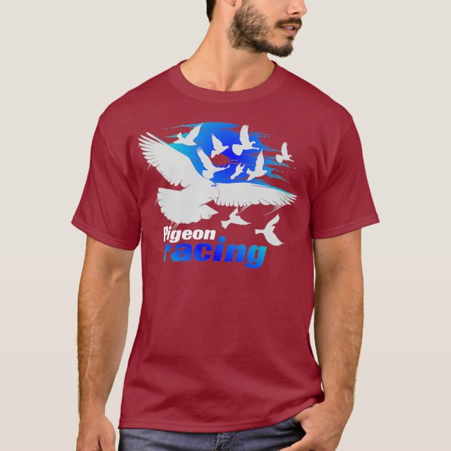 Pigeon Racing Shirt  Classic Bird Racers  Gift_7 (Front)