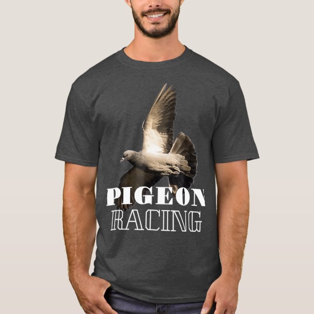 Pigeon racing t shirt (Front)