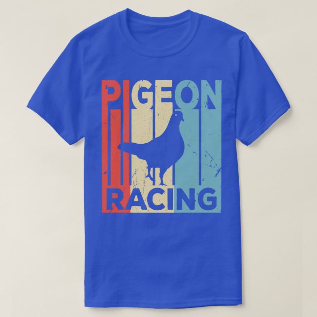 Pigeon Racing Vintage Retro T-Shirt (Design Front)