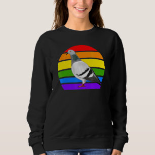 Pigeon Rainbow Bird Birdwatcher Songbird Diversity Sweatshirt