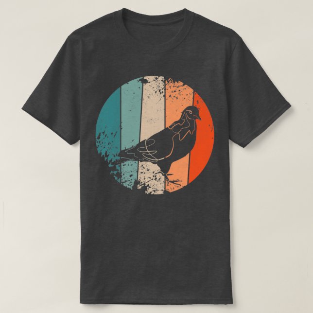 Pigeon Retro 2 T-Shirt (Design Front)