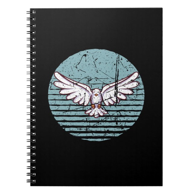 Pigeon Retro Notebook (Front)