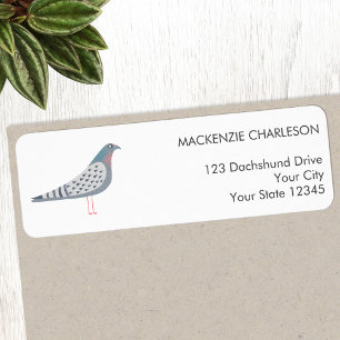 Pigeon Return Address Return Address Label