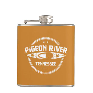 Pigeon River, Tennessee Hip Flask