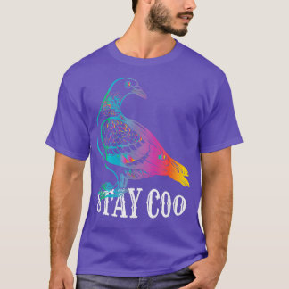 Pigeon Stay Coo Funny Love Pigeons Birds Lover Gif T-Shirt