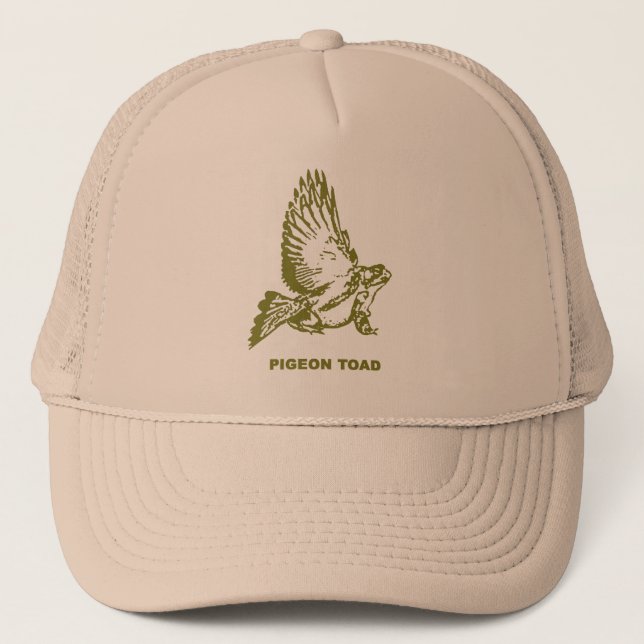 Pigeon toad trucker hat (Front)