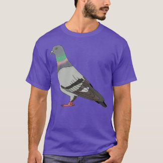 pigeon walk 2020 pink background T-Shirt