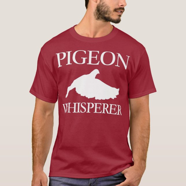 Pigeon Whisperer Animals Dovecote Race Breeding T-Shirt (Front)