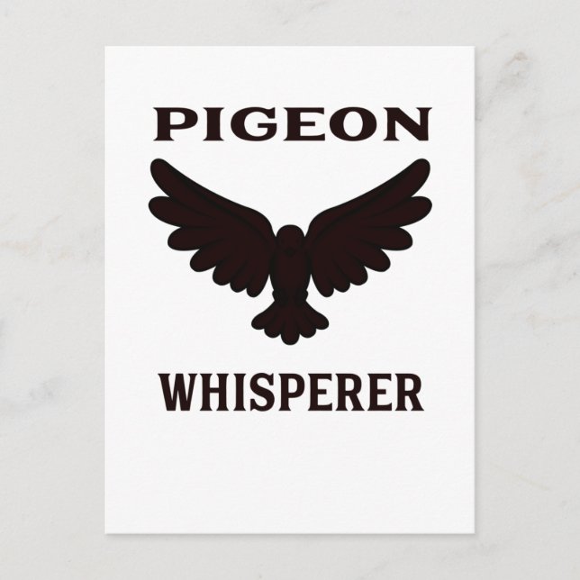 Pigeon Whisperer Postcard (Front)