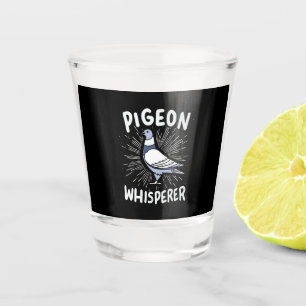 Pigeon Whisperer Shot Glass