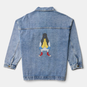 Pigeon with Shoes Denim Jacket