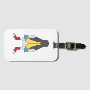 Pigeon with Shoes Luggage Tag
