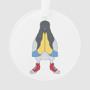 Pigeon with Shoes Ornament