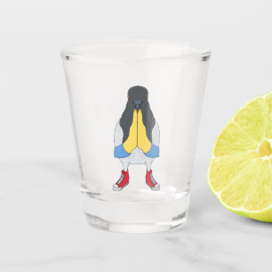 Pigeon with Shoes Shot Glass