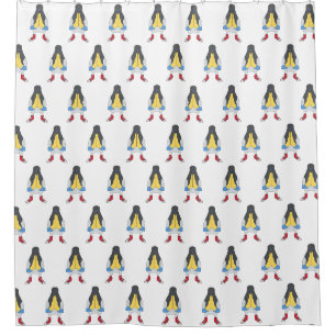 Pigeon with Shoes Shower Curtain
