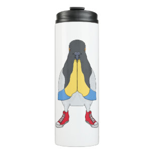 Pigeon with Shoes Thermal Tumbler