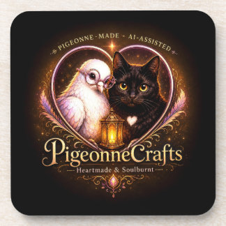 PigeonneCrafts Heartmade Coaster